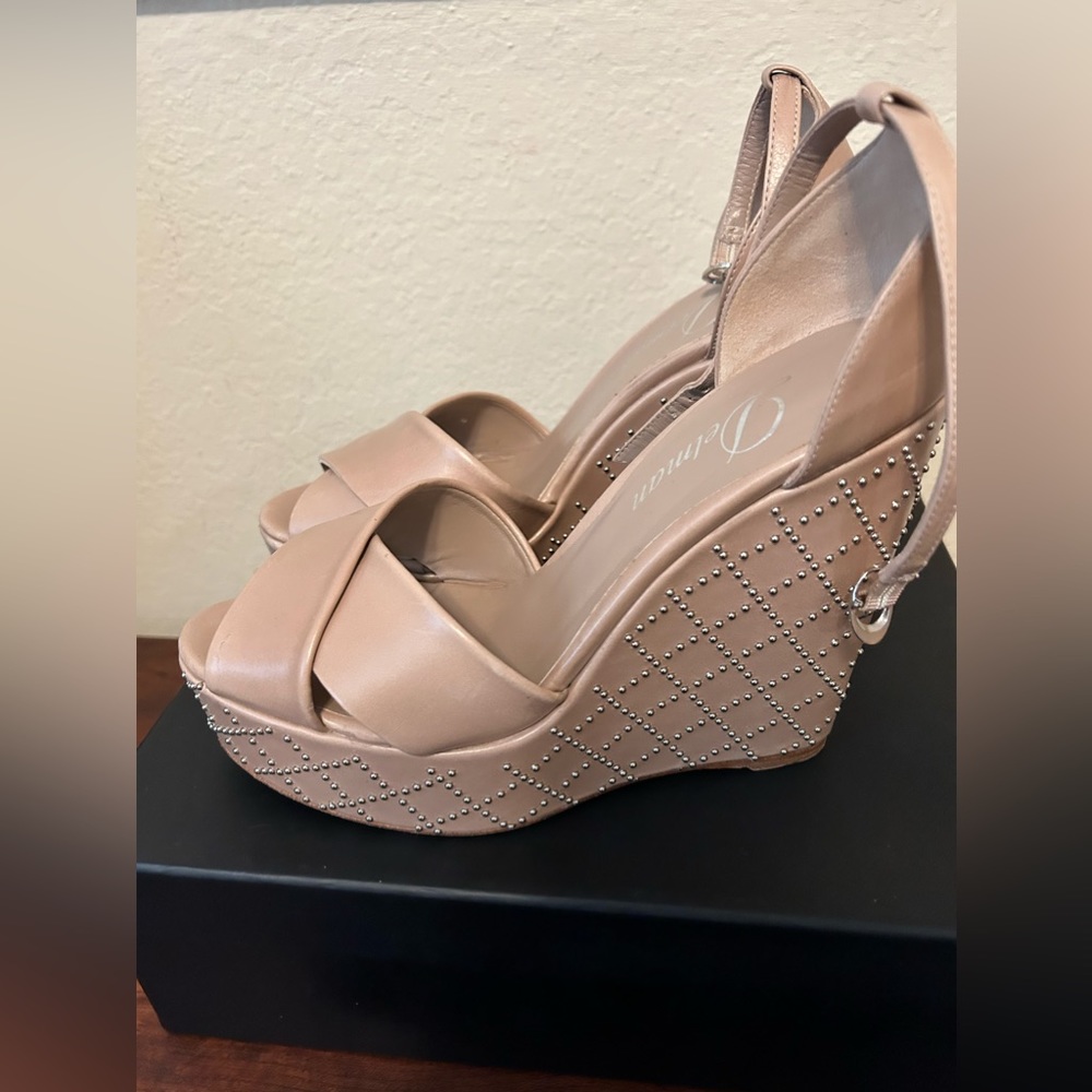 ❌❌❌❌Delman Studded Wedge Sandals - Picture 6 of 9